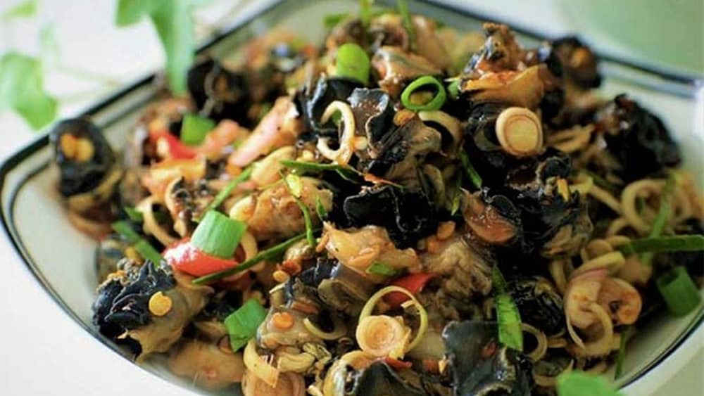Ốc xu xào sả ớt